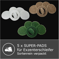 Super pads 5 pcs - for random orbital sanders