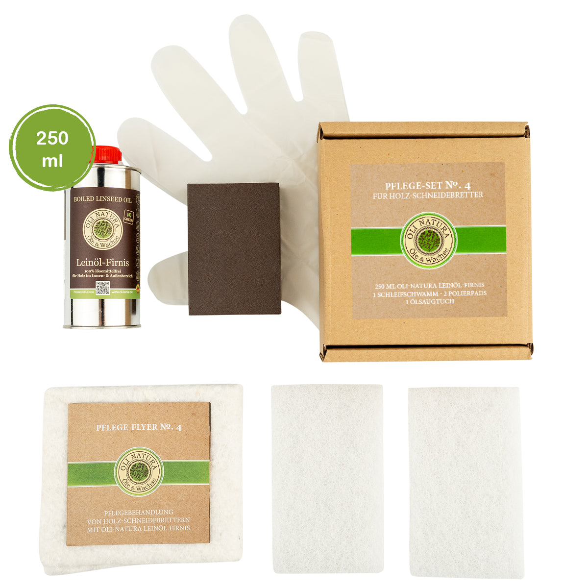 OLI NATURA® Pflege-Set No. 4 für Schneidebretter