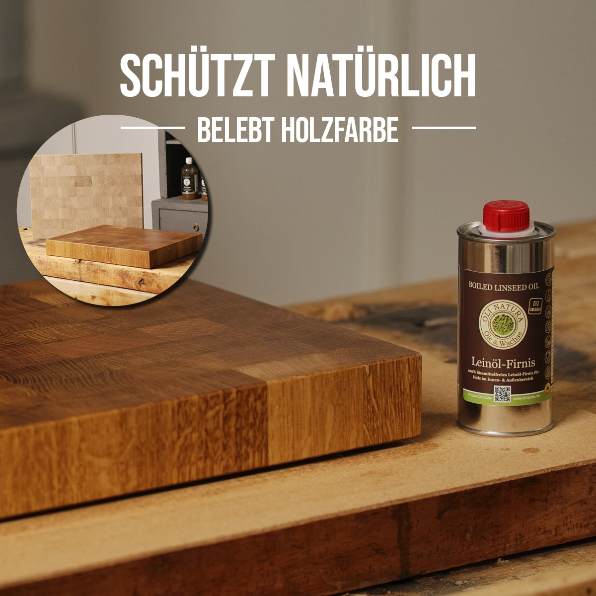 OLI NATURA® Pflege-Set No. 4 für Schneidebretter