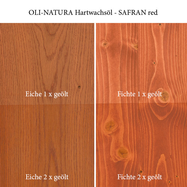 OLI NATURA® Colour Hartwachsöl – 20 ml Sampler