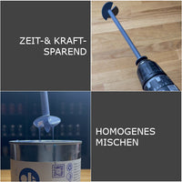 Paint stirrer for cordless drill
